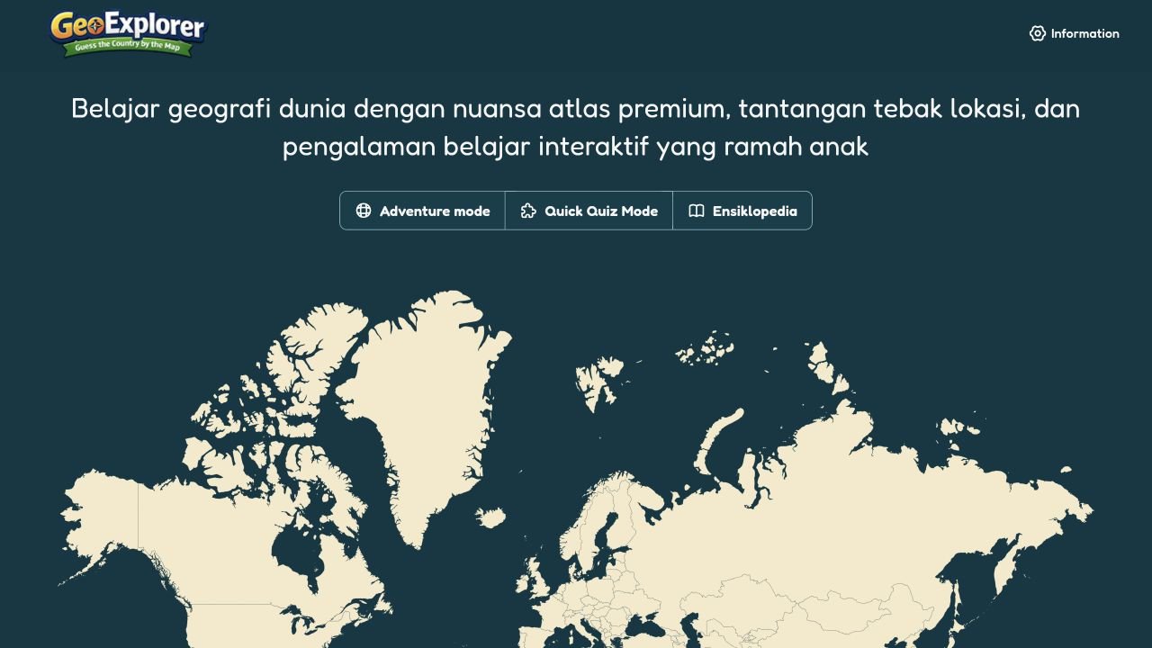 GeoExplorer live project preview